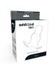 addicted toys - dilatador anal grande 15 cm - transparente