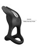 Cockring Vibratório Pretty Love Silicone Preto