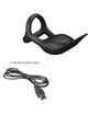 Pretty love - anillo vibrador silas 7 vibraciones silicona negro
