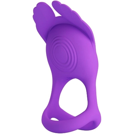 pretty love - anillo vibrador silas 7 vibraciones silicona lila