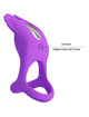 Cockring Vibratório Pretty Love Silicone Roxo