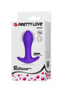 Plug Anal Pretty Love com Vibração Roxo,D-220375