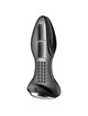 satisfyer - rotator plug 2+ vibrating plug app black D-231883