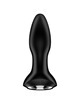 satisfyer - rotator plug 2+ vibrating plug app black D-231883
