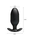 Plug Anal Pretty Love Jefferson com Vibração e App Preto,D-237567