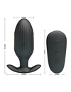 pretty love - kelly plug anal rechargeable vibrator black D-237568