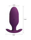 pretty love - jefferson app controlled anal plug purple D-238729