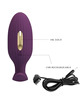 Plug Anal Pretty Love Jefferson com Vibração e App Roxo,D-238729