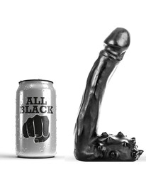 Dildo Realístico All Black Preto 19 cm,D-216230