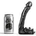 Dildo Realístico All Black Preto 19 cm