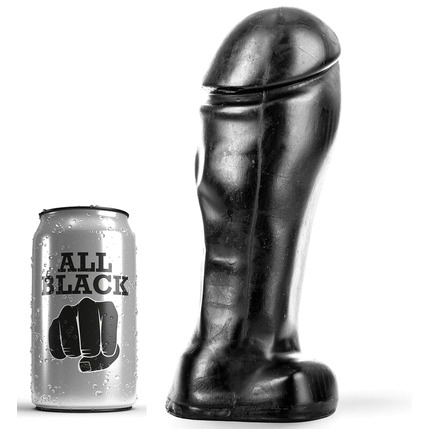 all black - dong 22 cm punta ancha