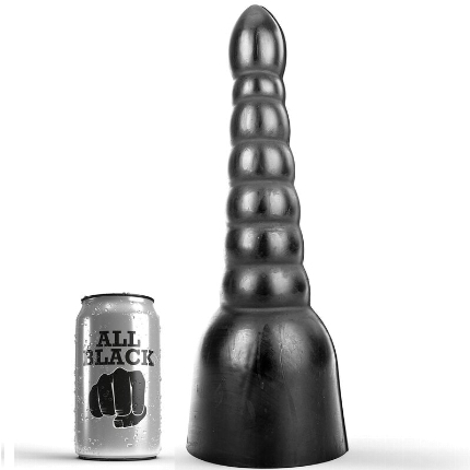 all black - dildo 34 cm