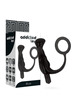 Estimulador da Próstata Addicted Toys Recarregável com Cockring Preto 10 cm,D-223909