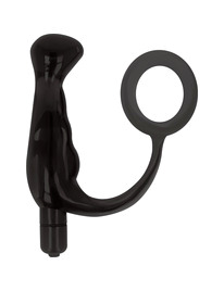 addicted toys - vibrador prosttico negro 10 cm