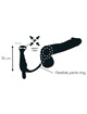 addicted toys - vibrador prosttico negro 10 cm