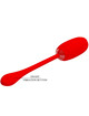 pretty love - kirk rechargeable vibrating egg red D-238701
