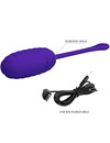 pretty love - kirk rechargeable vibrating egg purple D-238702