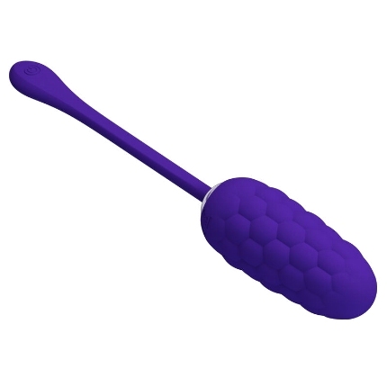 pretty love - vibrating egg with purple rechargeable marine texture D-238712