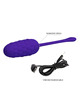 pretty love - vibrating egg with purple rechargeable marine texture D-238712