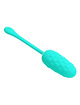 pretty love - vibrating egg with aqua green rechargeable marine texture D-238713