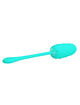 pretty love - huevo vibrador con textura marina recargable verde agua