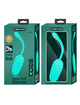 pretty love - huevo vibrador con textura marina recargable verde agua