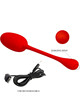 pretty love - knucker red rechargeable vibrating egg D-238720