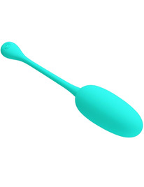 pretty love - knucker huevo vibrador recargable verde agua