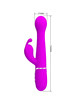 Vibrador Rabbit Pretty Love Dejon Roxo,D-238772