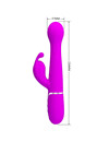 Vibrador Rabbit Pretty Love Dejon Roxo,D-238772