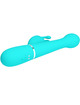 pretty love - dejon rabbit vibrator 3 in 1 multifunction aqua green D-238773