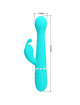 Vibrador Rabbit Pretty Love Dejon Verde,D-238773