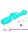 pretty love - dejon rabbit vibrator 3 in 1 multifunction aqua green D-238773