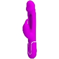 pretty love - kampas rabbit 3 in 1 multifunction vibrator with tongue violet