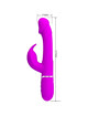pretty love - kampas rabbit 3 in 1 multifunction vibrator with tongue violet D-238779