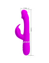 pretty love - kampas rabbit 3 in 1 multifunction vibrator with tongue violet D-238779