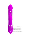 pretty love - kampas rabbit 3 in 1 multifunction vibrator with tongue violet D-238779