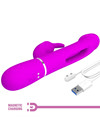 pretty love - kampas rabbit 3 in 1 multifunction vibrator with tongue violet D-238779