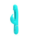 pretty love - kampas rabbit 3 in 1 multifunction vibrator with tongue aqua green D-238780