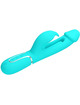 pretty love - kampas rabbit 3 in 1 multifunction vibrator with tongue aqua green D-238780