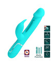 pretty love - kampas rabbit 3 in 1 multifunction vibrator with tongue aqua green D-238780