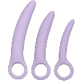 california exotics - dr laura berman alena set de 3 dilatador vaginal silicona