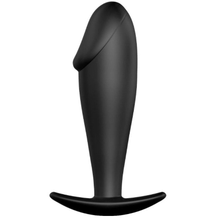 pretty love - plug anal silicona forma pene negro