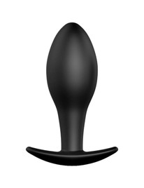 pretty love - plug anal silicona ancla 8.5 cm negro