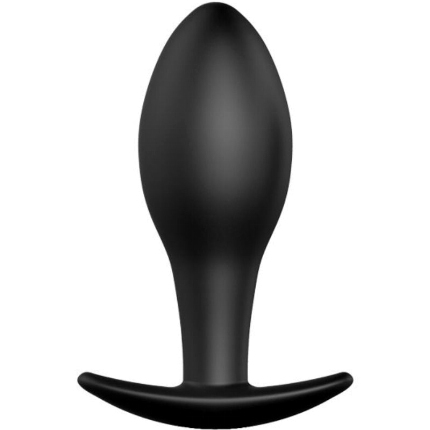 pretty love - plug anal silicona ancla 8.5 cm negro