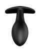 pretty love - plug anal silicona ancla 8.5 cm negro