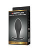 pretty love - plug anal silicona ancla 8.5 cm negro