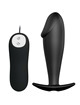 pretty love - plug anal silicona forma pene y 12 modos vibracion negro