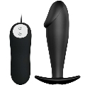 Plug Anal Pretty Love Pénis com Vibração Preto