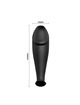 Plug Anal Pretty Love Pénis com Vibração Preto,D-211740